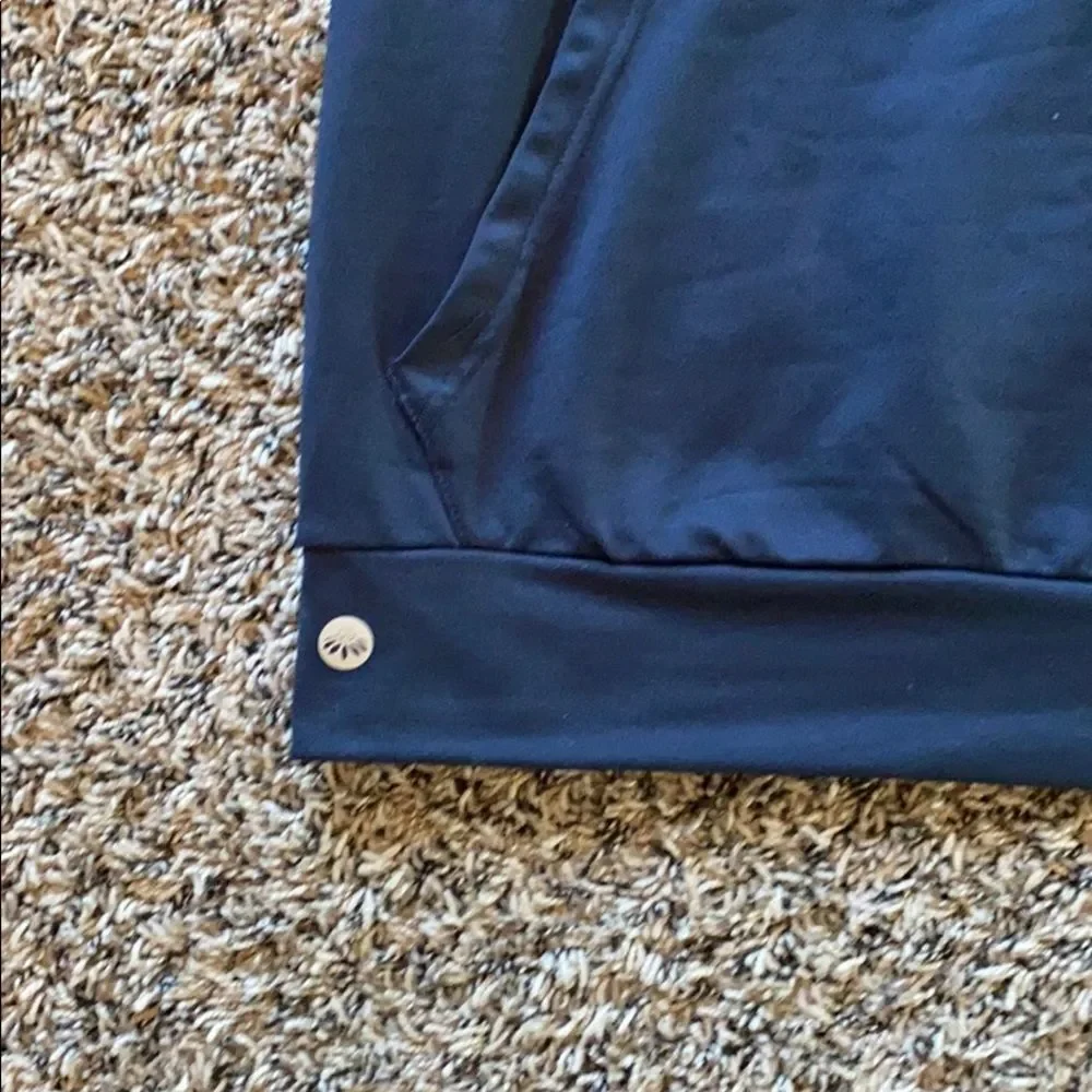 Senita Athletics Cali Hoodie Navy Pullover Size Medium